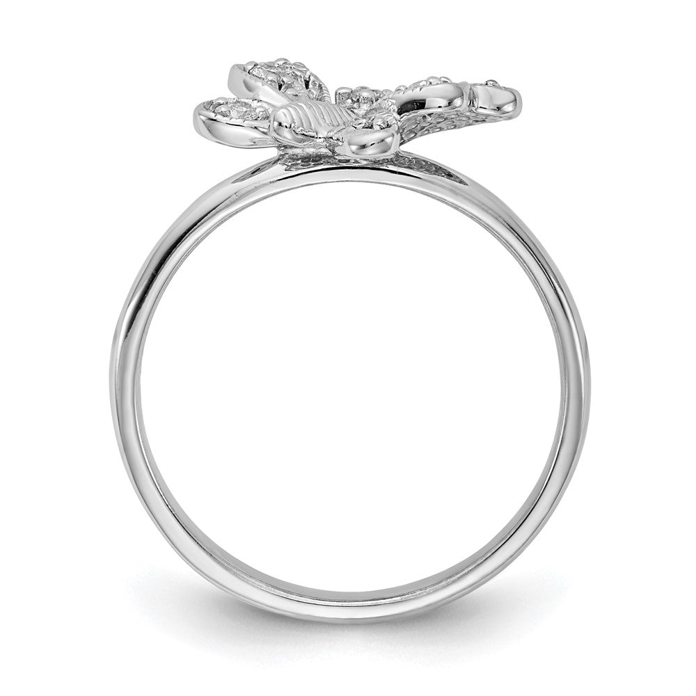 14k White Gold AAA Diamond ring