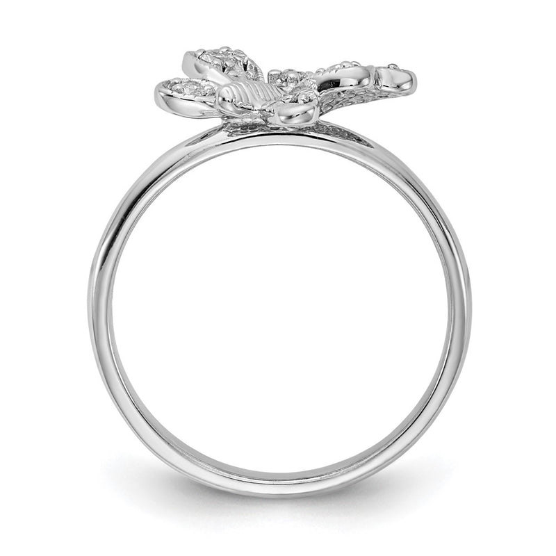 14k White Gold AAA Diamond ring