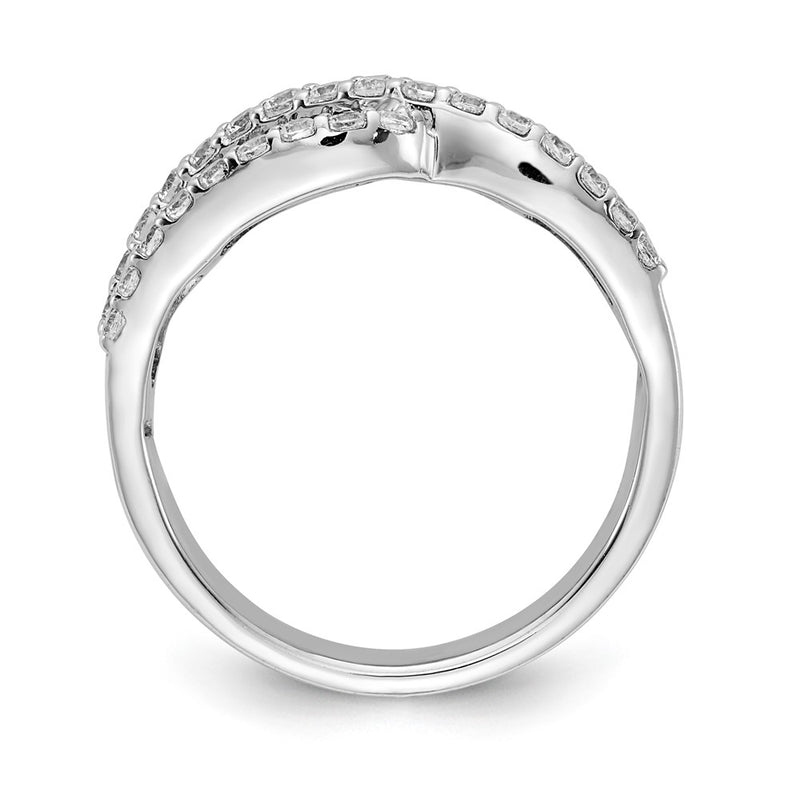 14k White Gold Emerald Real Diamond Ring