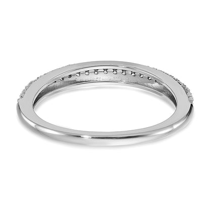 0.25ct. CZ Solid Real 14k White & Rose Gold Fashion Wedding Band Ring