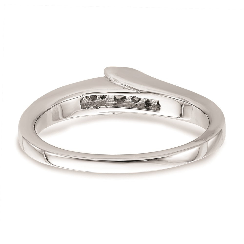 14K White Gold Real Diamond Engagement Ring