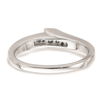 14K White Gold Real Diamond Engagement Ring