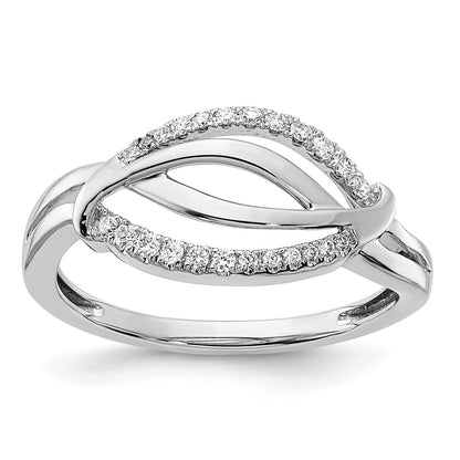 14k White Gold Fancy Real Diamond Ring