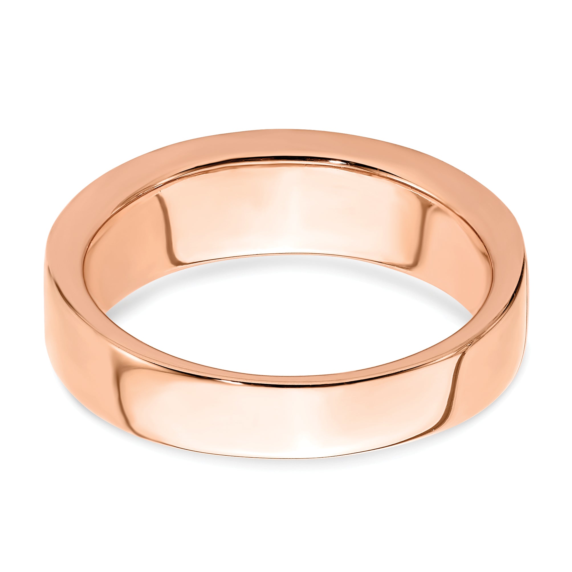 0.50ct. CZ Solid Real 14K Rose Gold Complete 2 Row Pave Wedding Wedding Band Ring