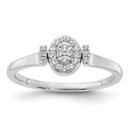 14k White Gold Polished Ruby and Real Diamond Flip Ring