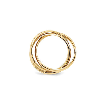 14k yellow gold polished rolling ring rr1 8