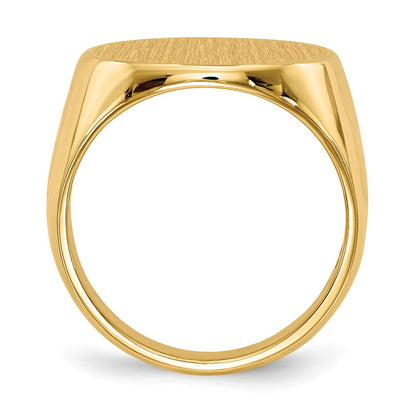 10k Yellow Gold Men's Signet Ring