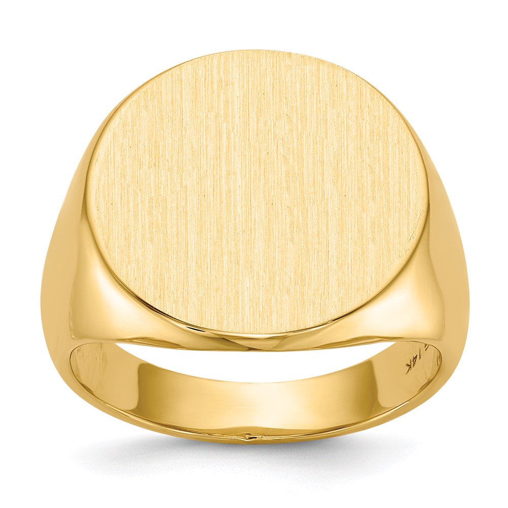 10k yellow gold mens signet ring 1rs281