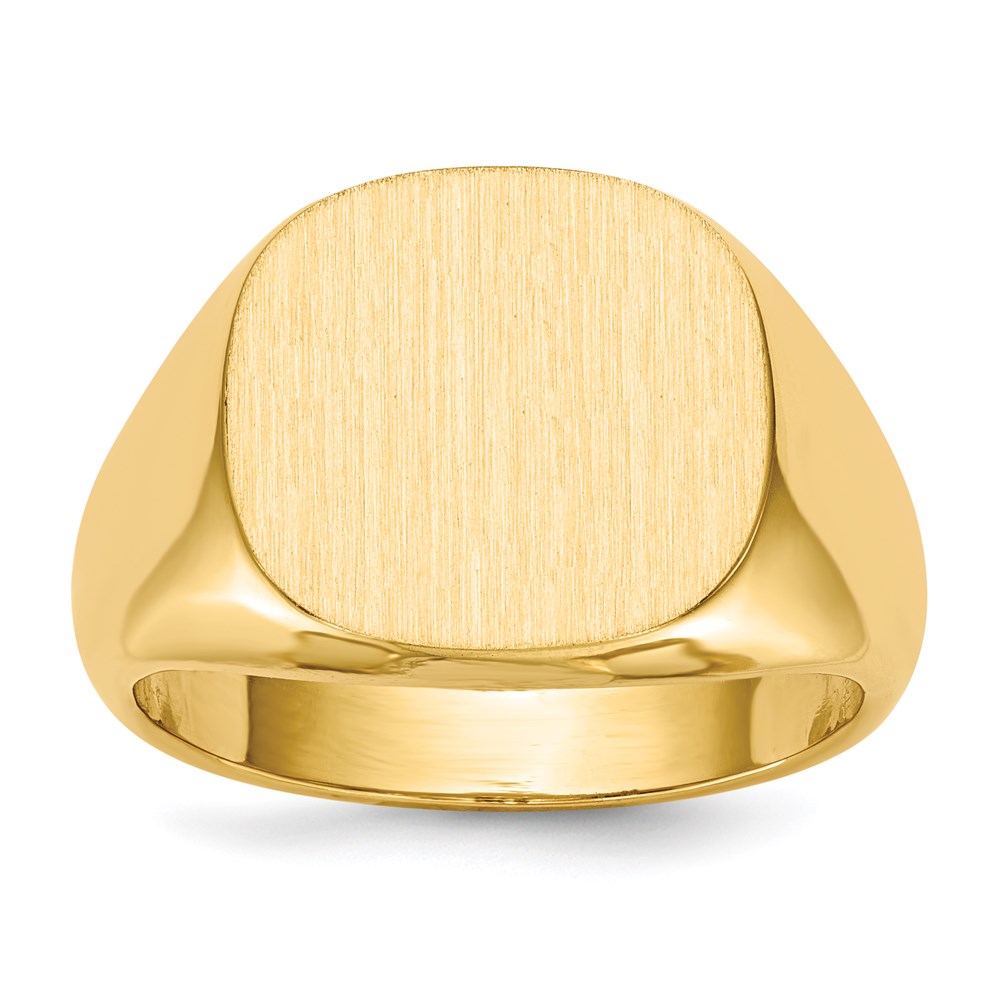 10k yellow gold mens signet ring 1rs306