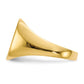 18k Yellow Gold Men's Signet Ring