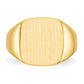 18k Yellow Gold Men's Signet Ring