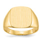 18k Yellow Gold Men's Signet Ring