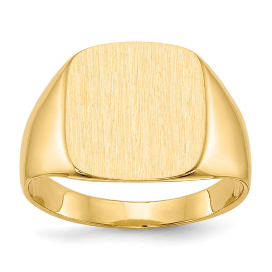 18k Yellow Gold Men's Signet Ring