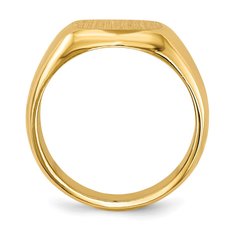 14K Yellow Gold Men's Signet Ring