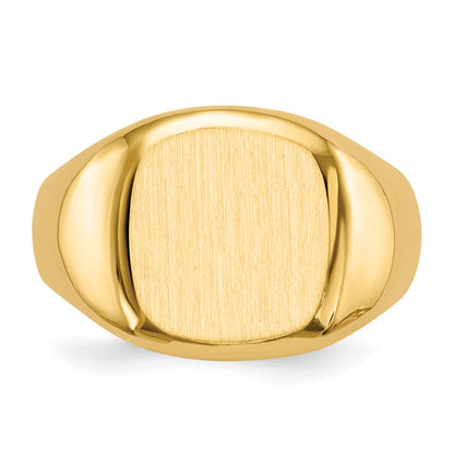 14K Yellow Gold Men's Signet Ring