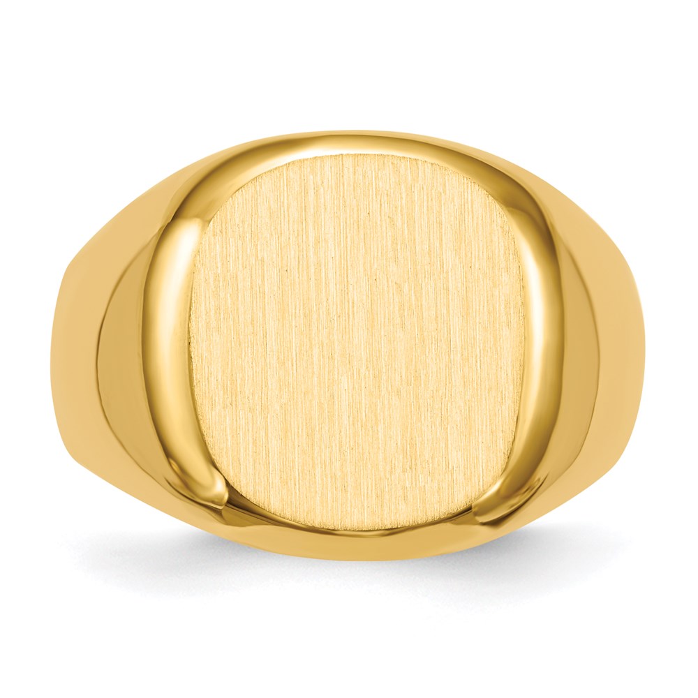 14K Yellow Gold Men's Signet Ring