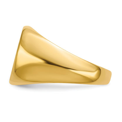 14K Yellow Gold Men's Signet Ring