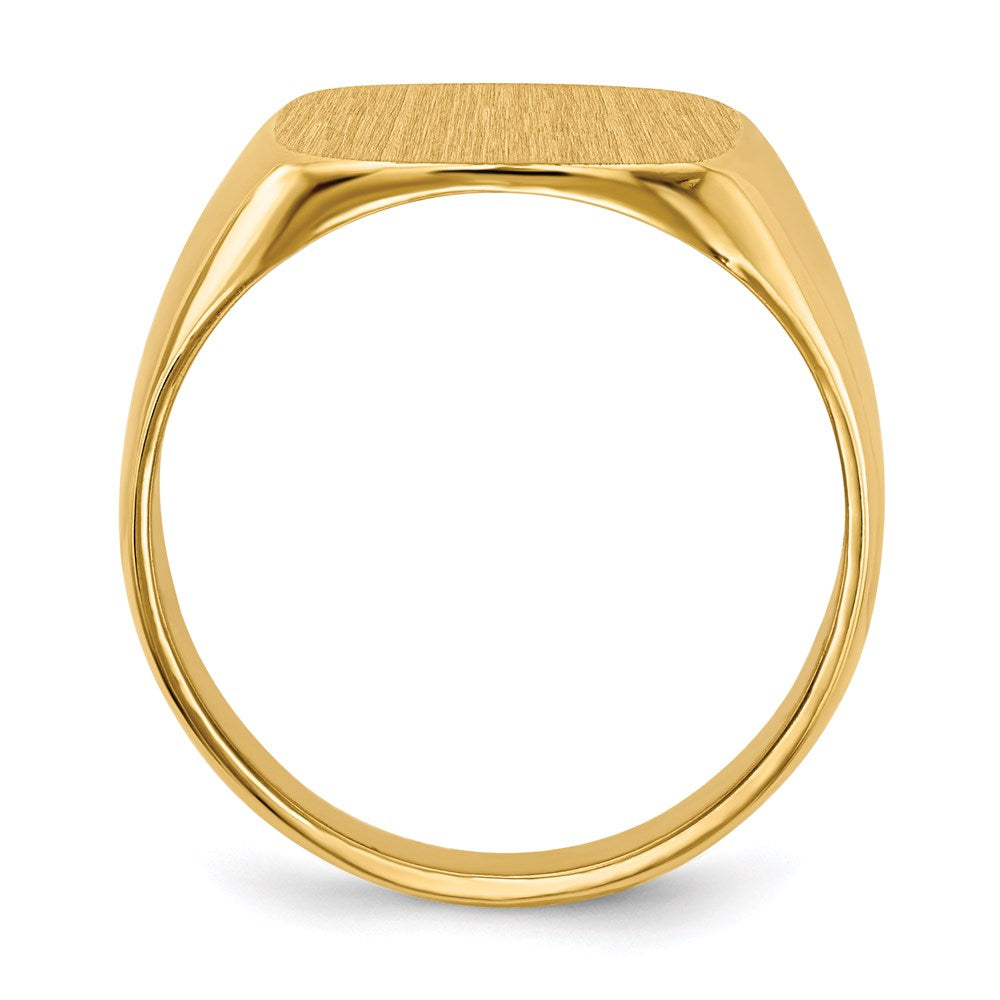 14K Yellow Gold Men's Signet Ring
