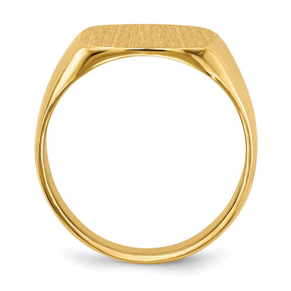 14K Yellow Gold Men's Signet Ring
