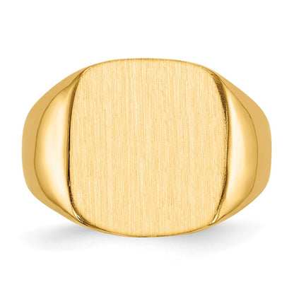 14K Yellow Gold Men's Signet Ring