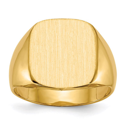 14K Yellow Gold Men's Signet Ring