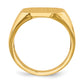 10k Yellow Gold Yellow Men's Signet Ring