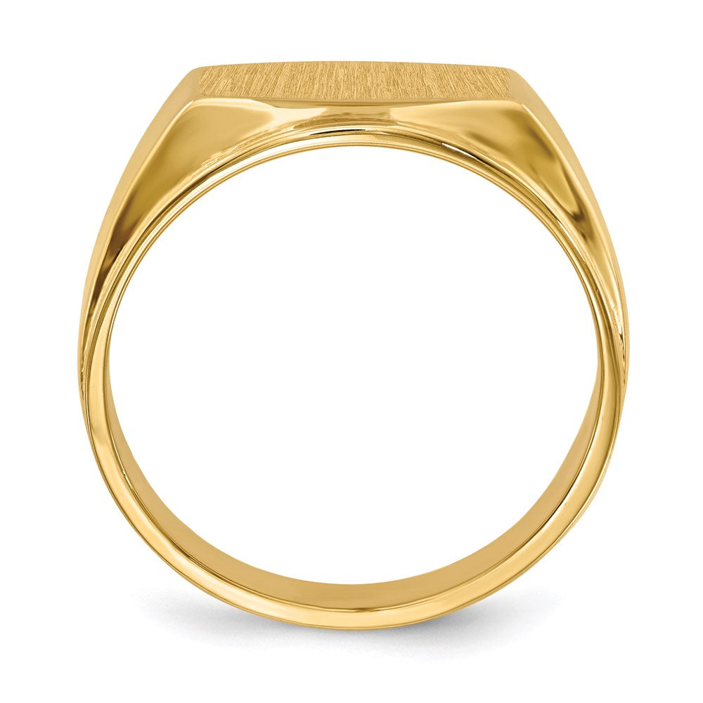 14K Yellow Gold Men's Signet Ring