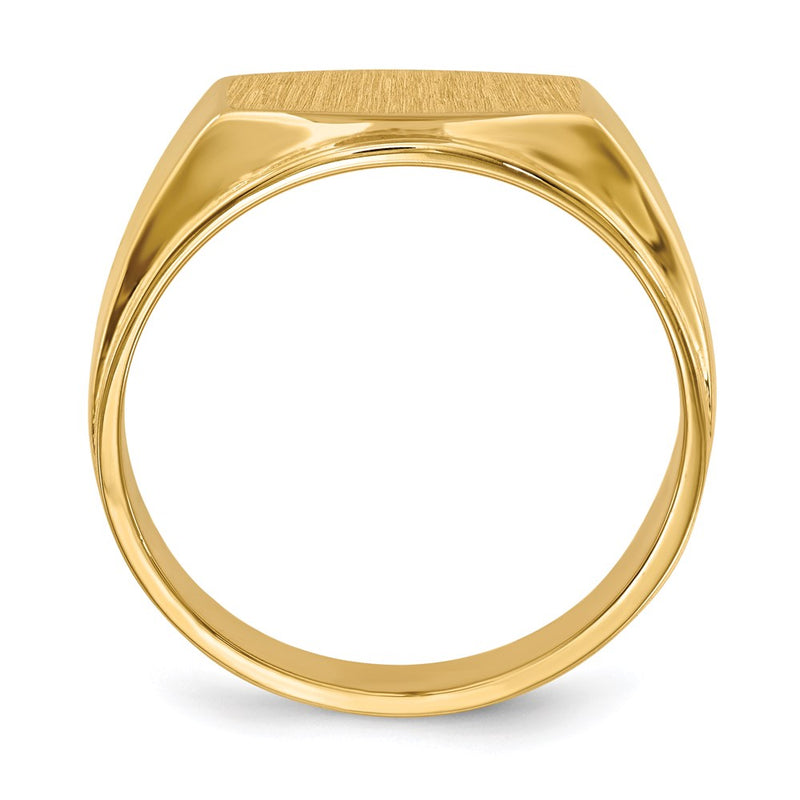 14K Yellow Gold Men's Signet Ring