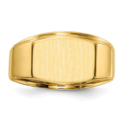 14K Yellow Gold Men's Signet Ring