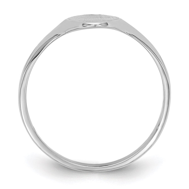14k Yellow Gold Signet Ring 15.5mmx7mm Closed Back