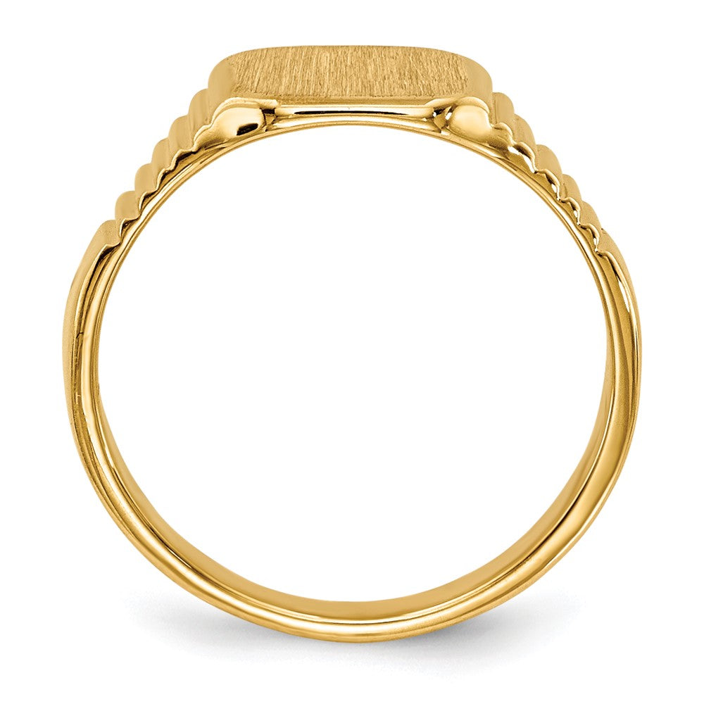14K Yellow Gold Signet Ring