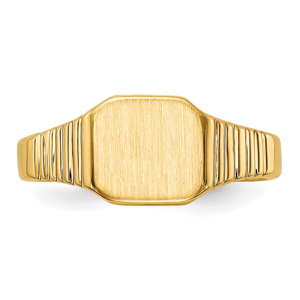 14K Yellow Gold Signet Ring