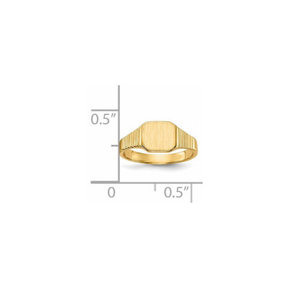 14K Yellow Gold Signet Ring