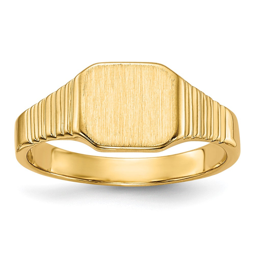 14K Yellow Gold Signet Ring