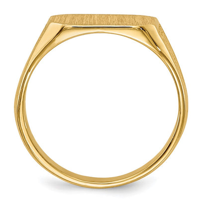 14K Yellow Gold Signet Ring