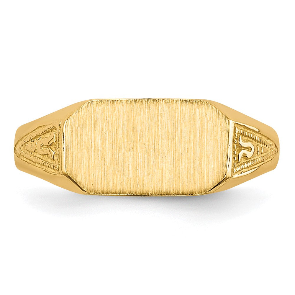 14K Yellow Gold Signet Ring