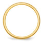 Solid 10K Yellow Gold 1.5mm Milgrain Men's/Women's Wedding Band Ring Size 6