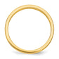 Solid 18K Yellow Gold 3mm Tapered Polished Men's/Women's Wedding Band Ring Size 5