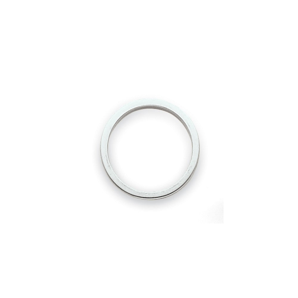 Solid 10K Yellow Gold White Gold 3mm Tapered Polished Men's/Women's Wedding Band Ring Size 7.5