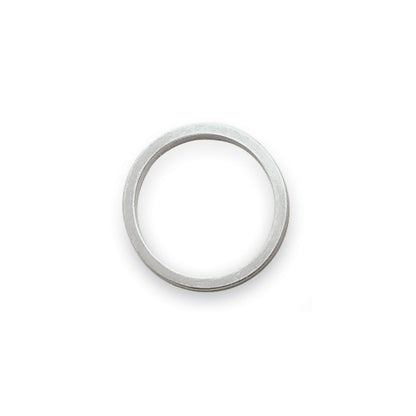 Solid 10K Yellow Gold White Gold 3mm Tapered Satin Men's/Women's Wedding Band Ring Size 5.5