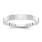 Solid 10K Yellow Gold White Gold 3mm Tapered Satin Men's/Women's Wedding Band Ring Size 5