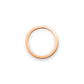 Solid 10K Rose Gold 3mm Satin Tapered Men's/Women's Wedding Band Ring Size 5.5