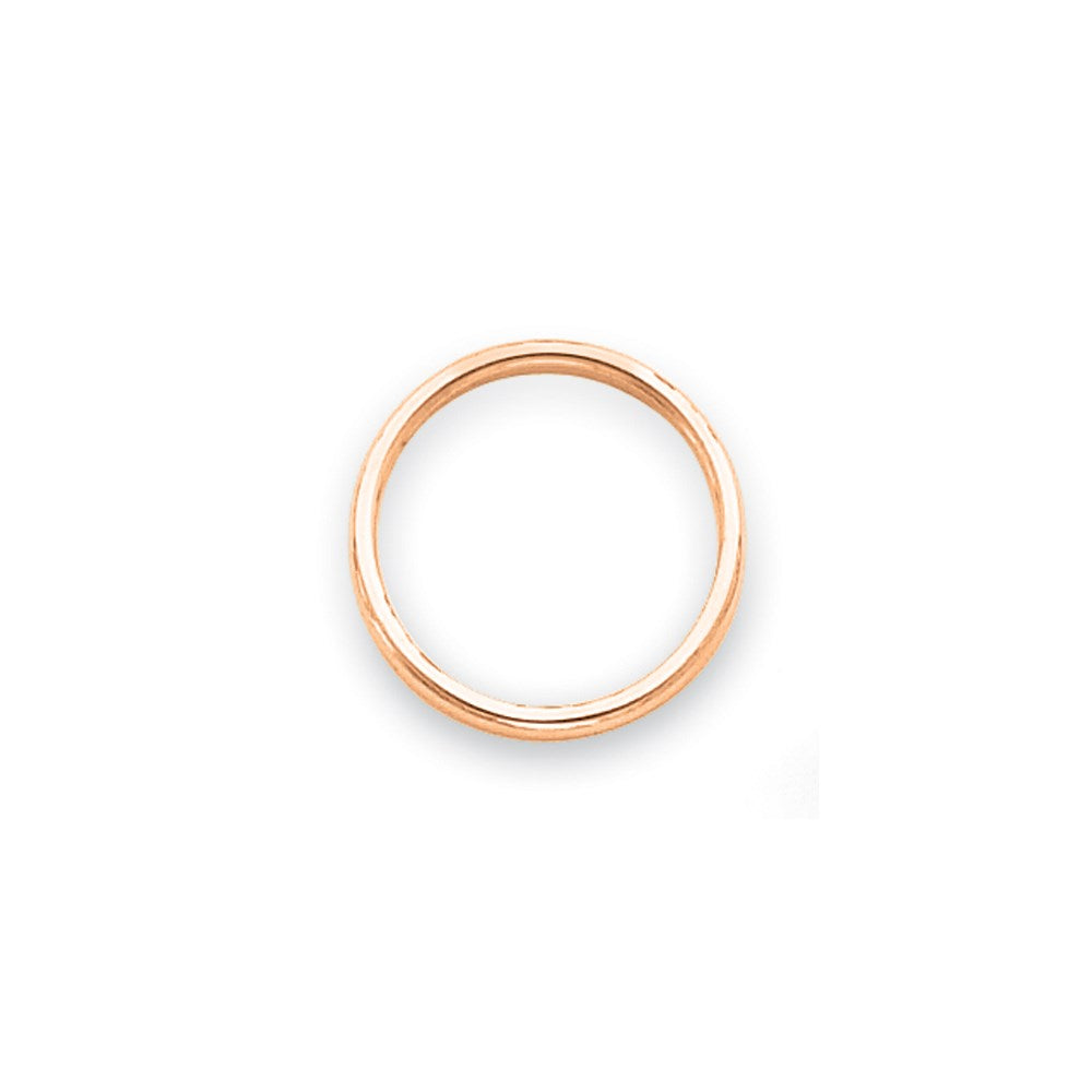 Solid 10K Yellow Gold Rose Gold Polished 2mm Men's/Women's Wedding Band Ring Size 6