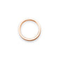 Solid 10K Rose Gold 2mm Flat Satin Men's/Women's Wedding Band Ring Size 4