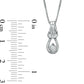 0.1 CT. Everlon™ Natural Diamond Pendant in Sterling Silver