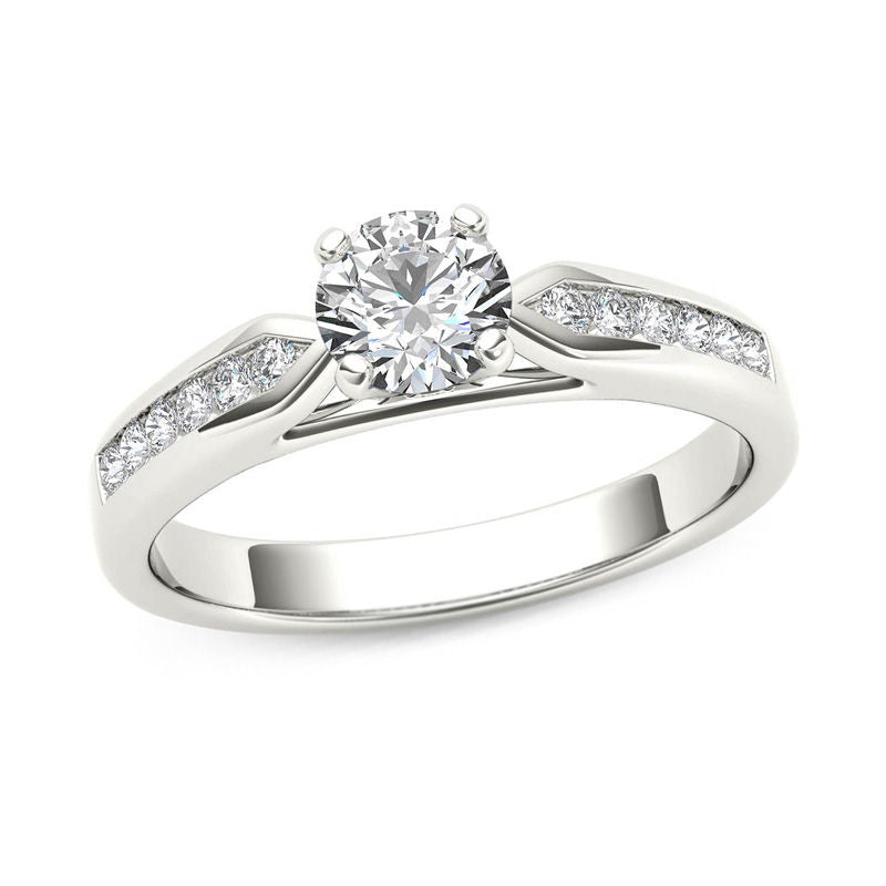 5/8 CT. T.W. Diamond Engagement Ring in 14K White Gold