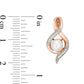 6.0mm Cultured Freshwater Pearl and 0.1 CT. T.W. Diamond Vintage-Style Drop Earrings in 10K Rose Gold
