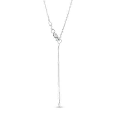 Natural Diamond Accent Solitaire Celtic Knot Pendant in Sterling Silver