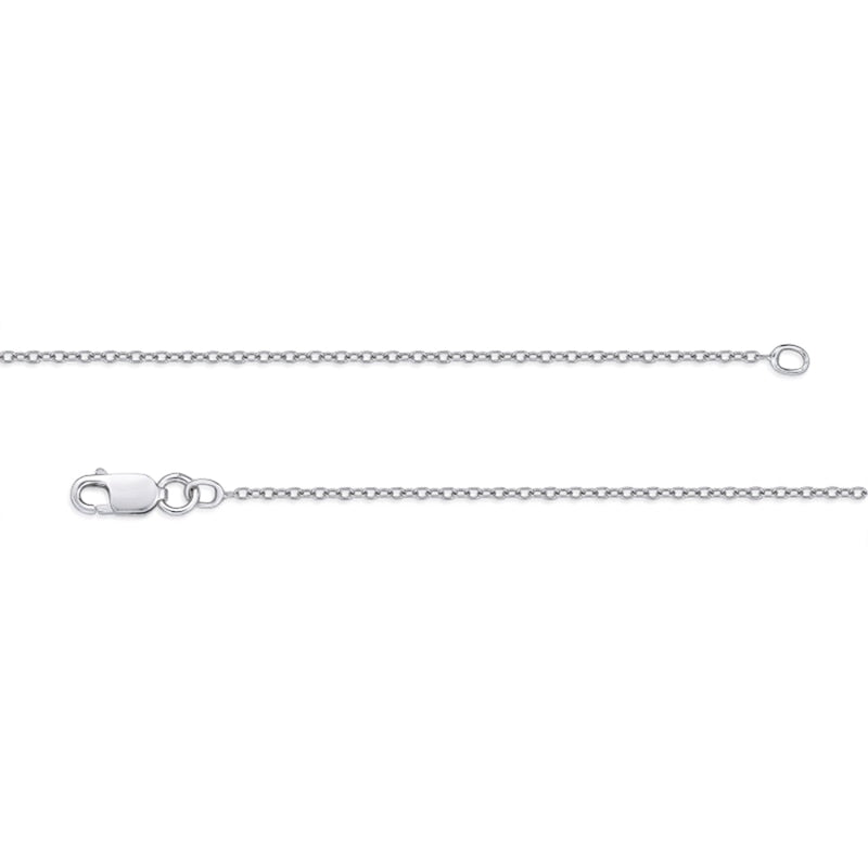 6.0mm Amethyst and White Topaz Frame Teardrop Pendant in Sterling Silver