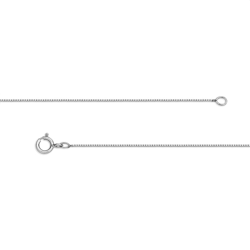 Oval Aquamarine and 0.13 CT. T.W. Natural Diamond Frame Open Flame Pendant in 10K White Gold
